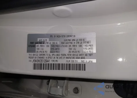 2025 Mazda Cx-90 3.3 Turbo Preferred Package from USA, damaged, VIN JM3KKBHD3S1239441